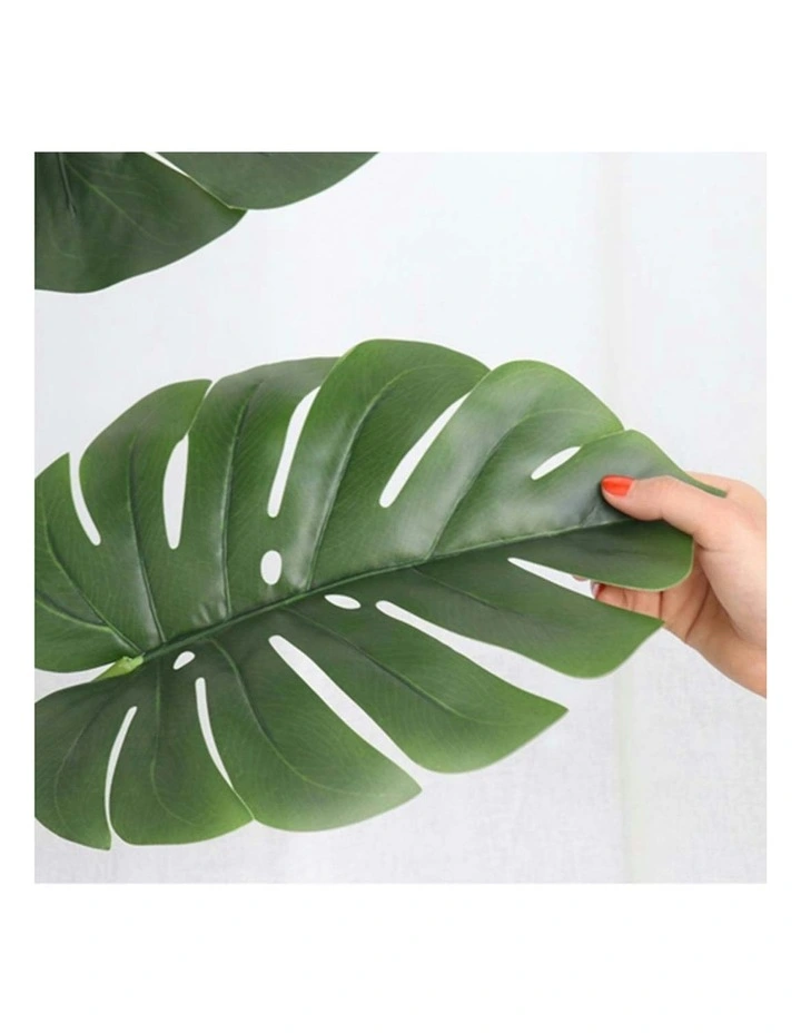4X Artificial Indoor Turtle Back Fake Decoration Tree Flower Pot Plant in Green image 3