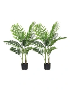 Potted Yarong Artificial Plant 2X 145cm in Green