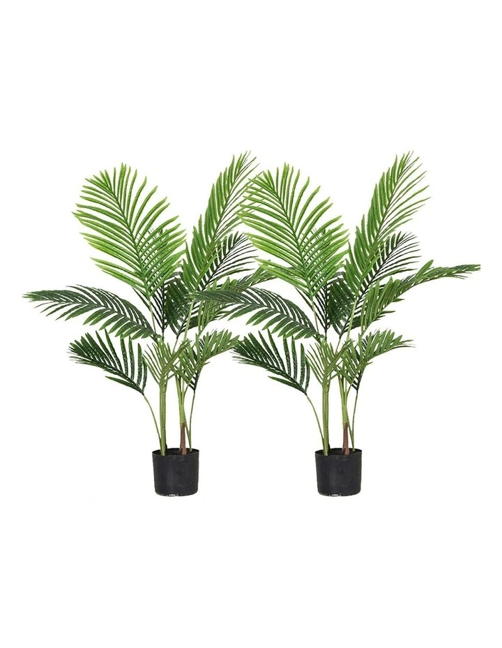 Potted Yarong Artificial Plant 2X 145cm in Green image 1