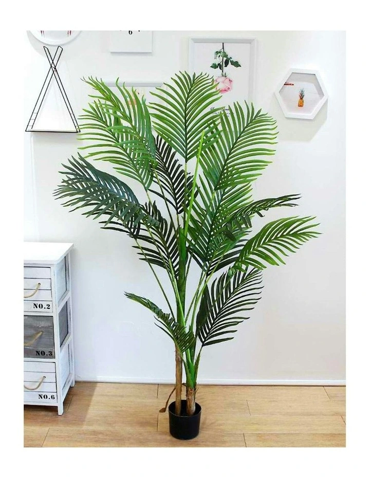 Potted Yarong Artificial Plant 2X 145cm in Green image 3