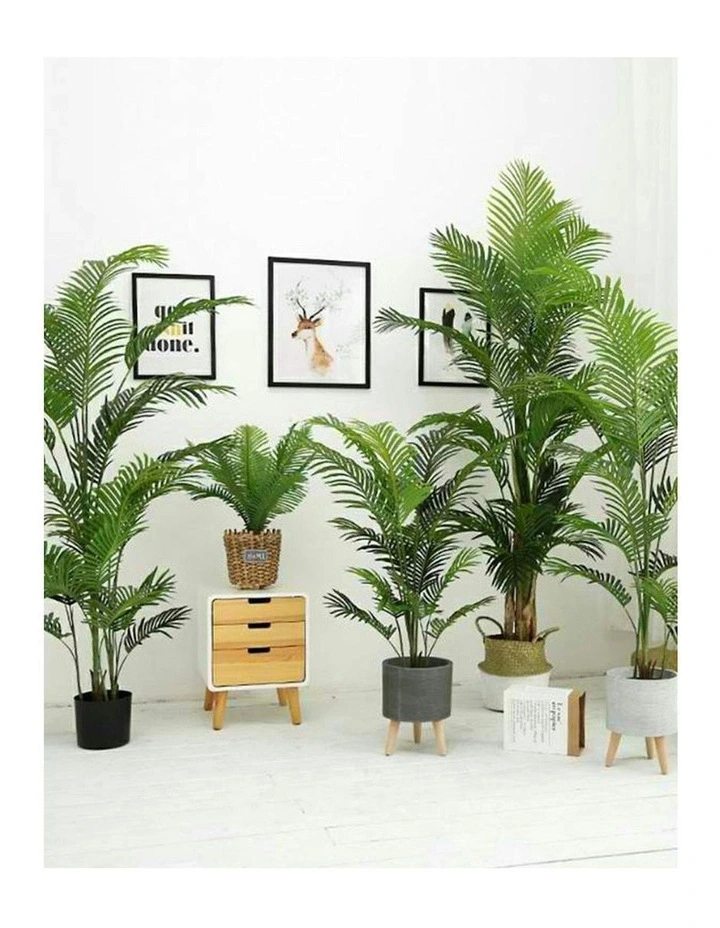 Potted Yarong Artificial Plant 2X 145cm in Green image 6