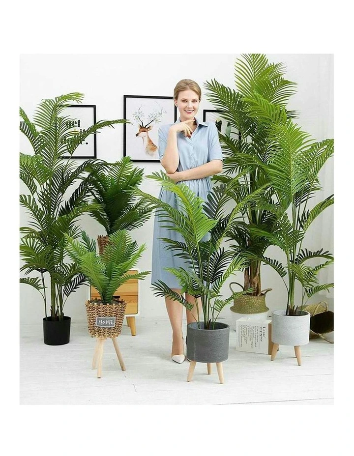 Potted Yarong Artificial Plant 2X 145cm in Green image 7