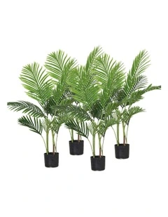 Potted Yarong Artificial Plant 4X 145cm in Green