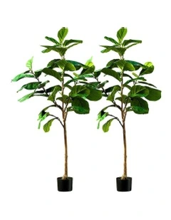 Potted Yarong Artificial Plant 2X 155cm in Green