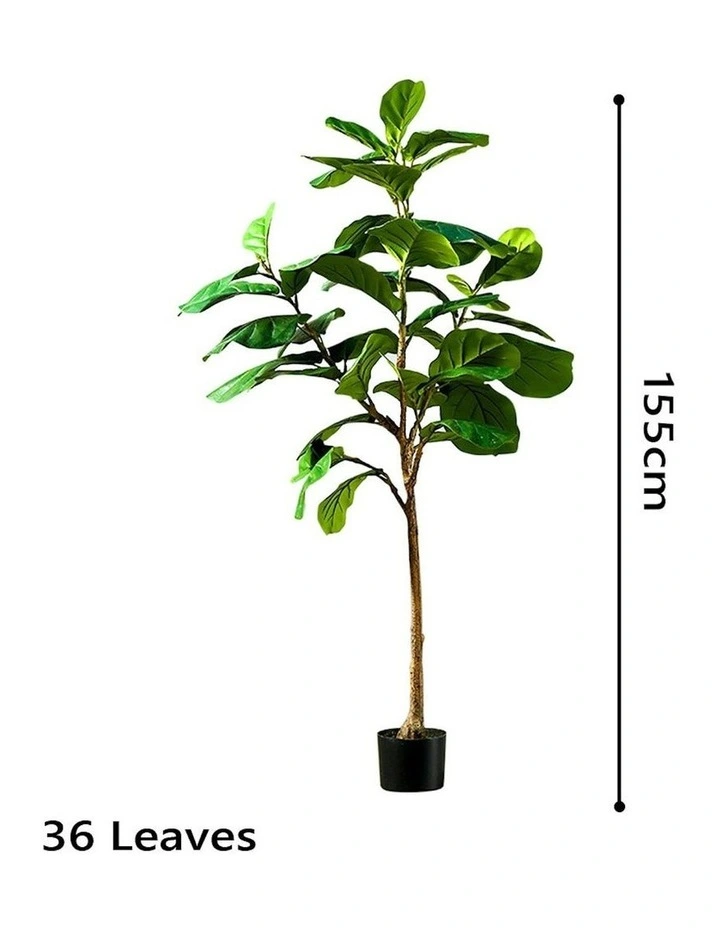 Potted Yarong Artificial Plant 4X 155cm in Green image 2