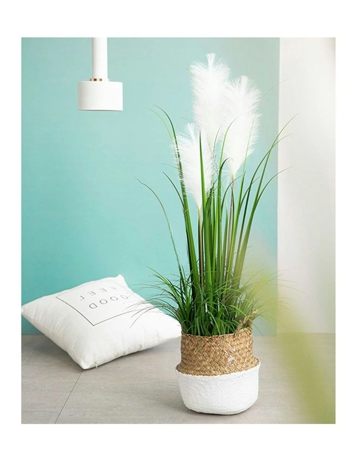 Wheat Plume Grass Artificial Plant 2X 150cm in Green image 4