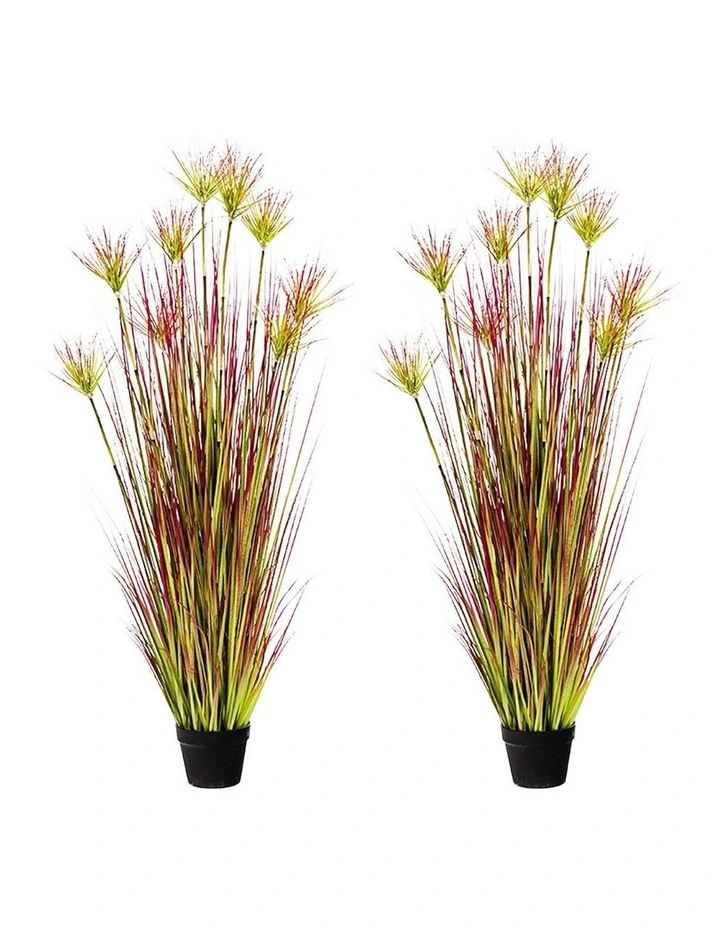 Potted Papyrus Artificial Plant 2X 150cm in Multi image 1