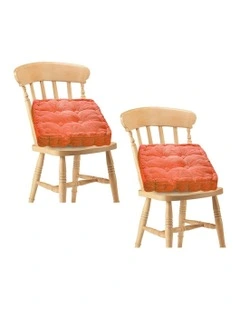 Square Cushion 2X in Orange