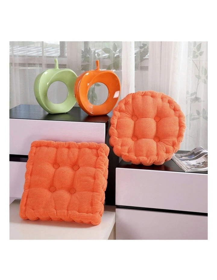 Square Cushion 2X in Orange image 2