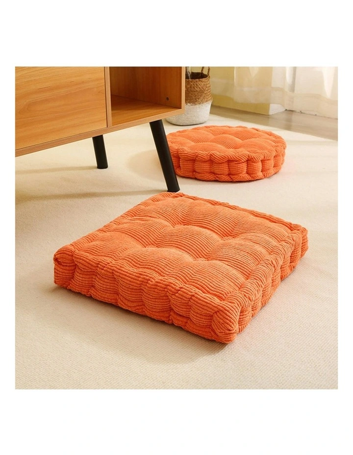 Square Cushion 2X in Orange image 3