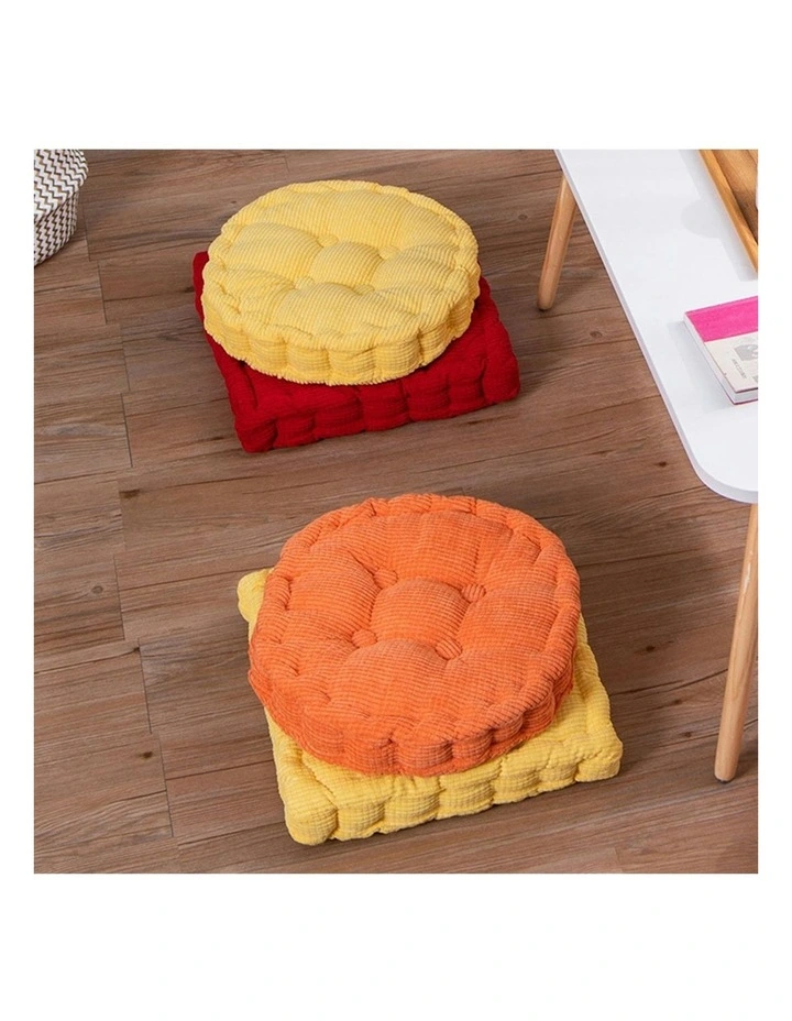 Square Cushion 2X in Orange image 4
