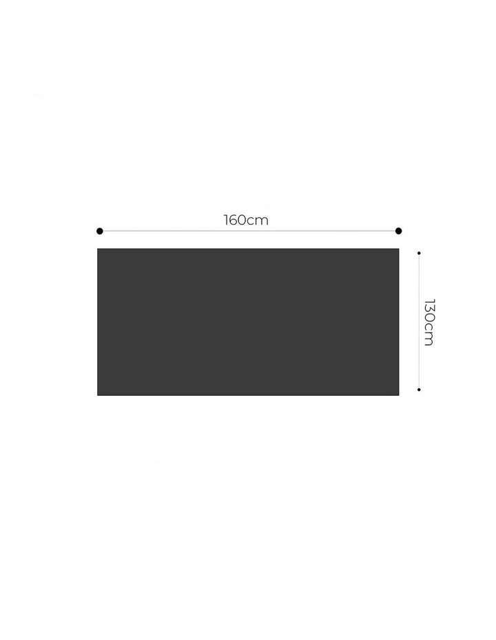 Musical Note Half Fleece Soft Cozy Throw Blanket 2X 130x160cm in Black/White image 5