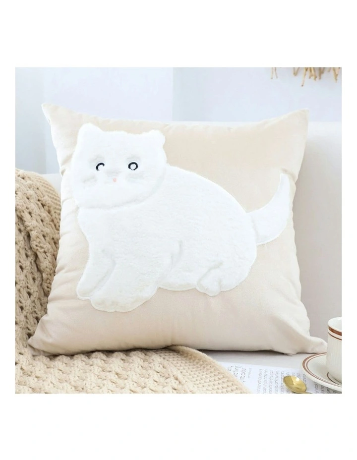 Throw Pillow 45cm x2 in Light Tan image 2