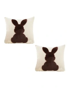 Throw Pillow 45cm x2 in Light Tan
