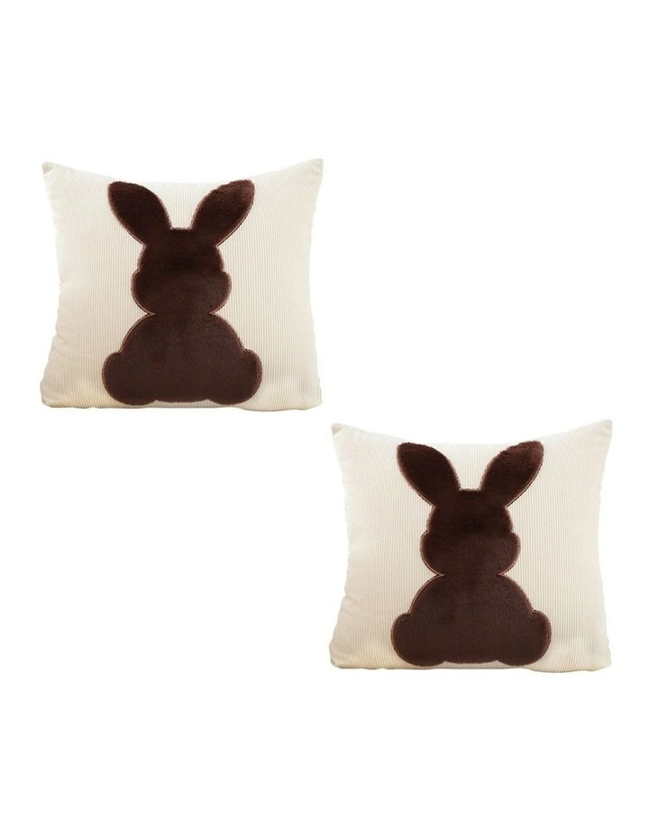 Throw Pillow 45cm x2 in Light Tan image 1