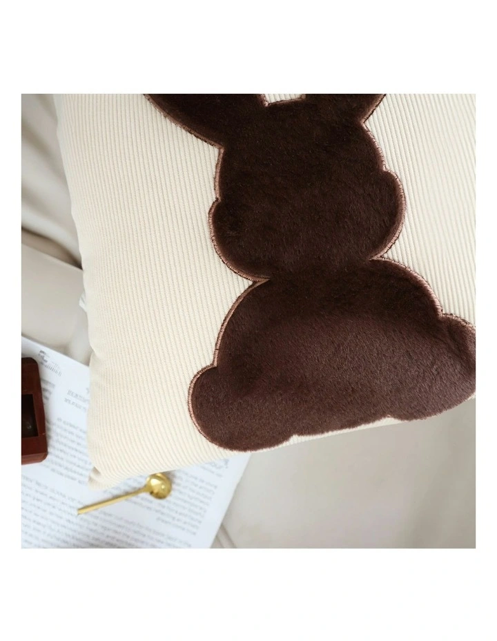 Throw Pillow 45cm x2 in Light Tan image 4