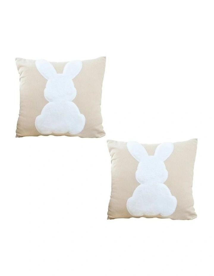 Throw Pillow 45cm x2 in Light Tan image 1