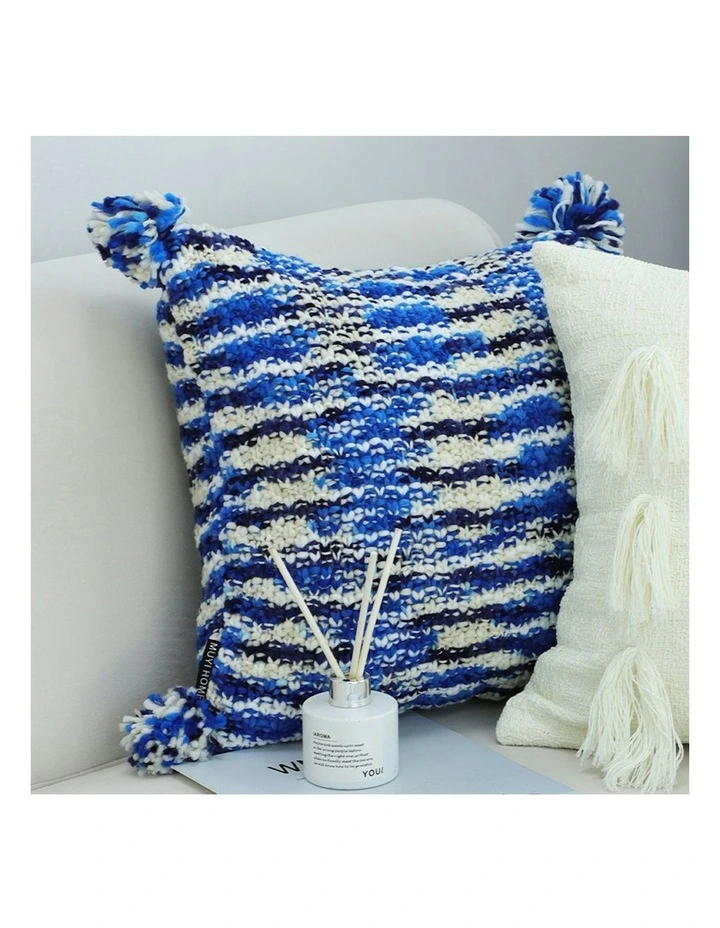 Throw Pillow 45cm x2 in Deep Sea Blue image 4