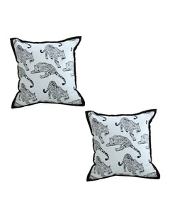 Light Luxury Throw Pillow 45cm 2x in White