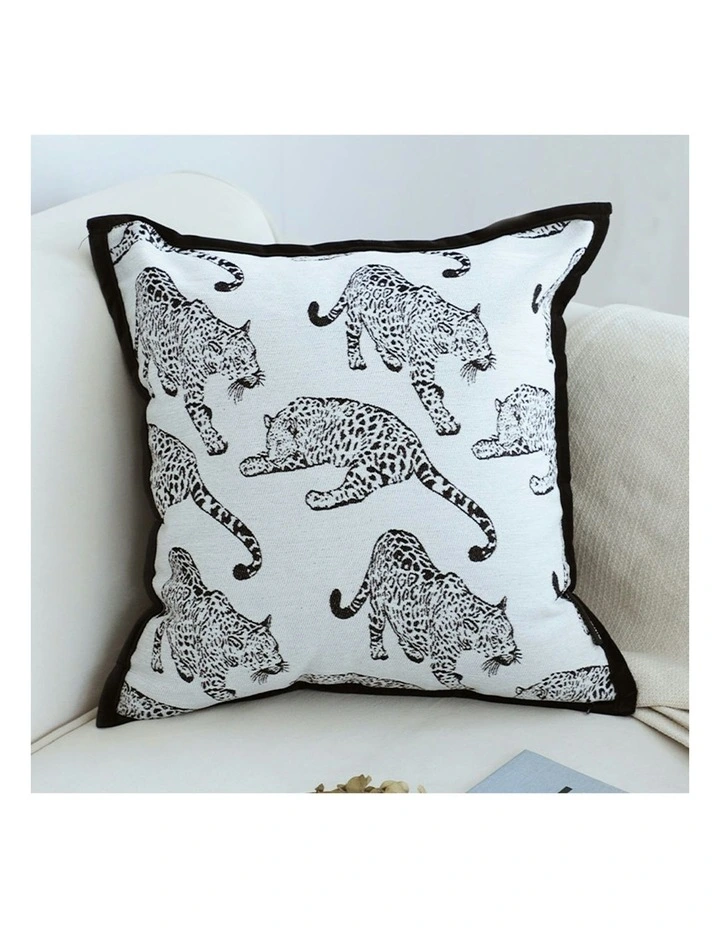 Light Luxury Throw Pillow 45cm 2x in White image 2