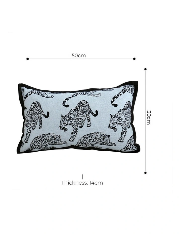 Light Luxury Lumbar Throw Pillow 30cm x2 in White image 5