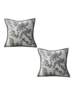 Throw Pillow 45cm x2 in Black/White