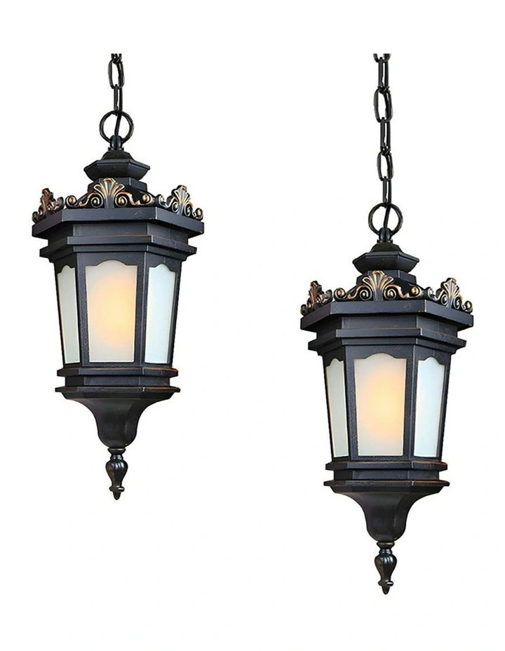 Vintage Elegant Chandelier 54.5cm x2 in Black image 1