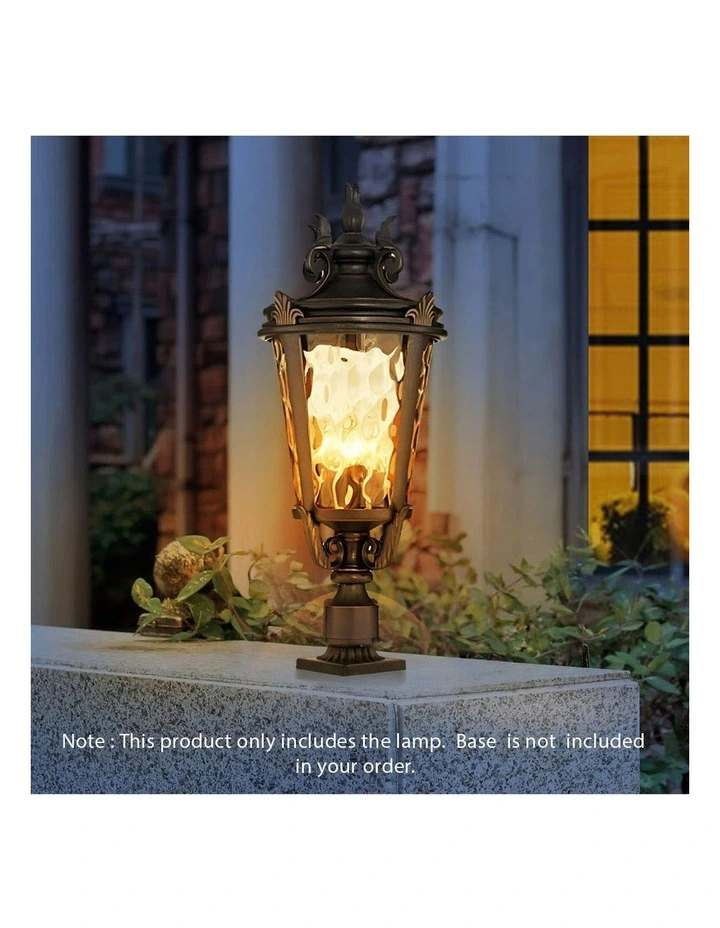 Vintage Outdoor Post Lantern Light Classic Charm for Patios 4X 63.5cm image 2