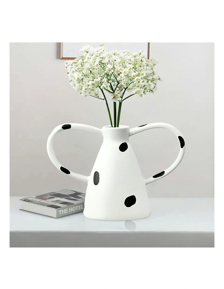 Ornament Vase With Polka Dot 2X 23.5x11cm in Multi image 2