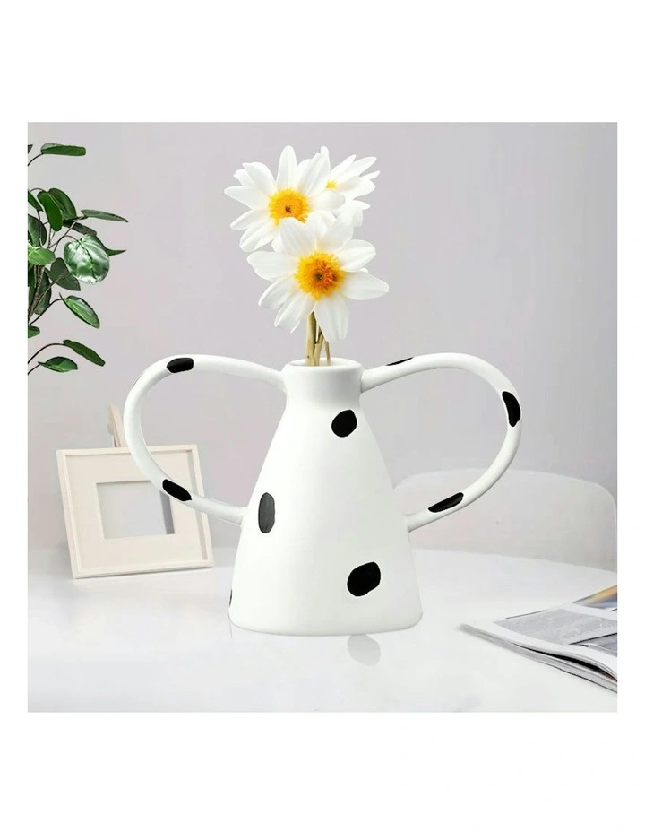 Ornament Vase With Polka Dot 2X 23.5x11cm in Multi image 3