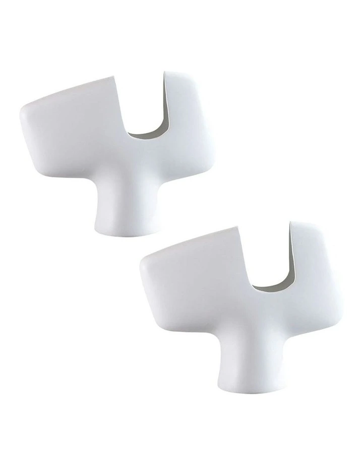 Ornament Sculpture Vase 44x35cm in White image 1