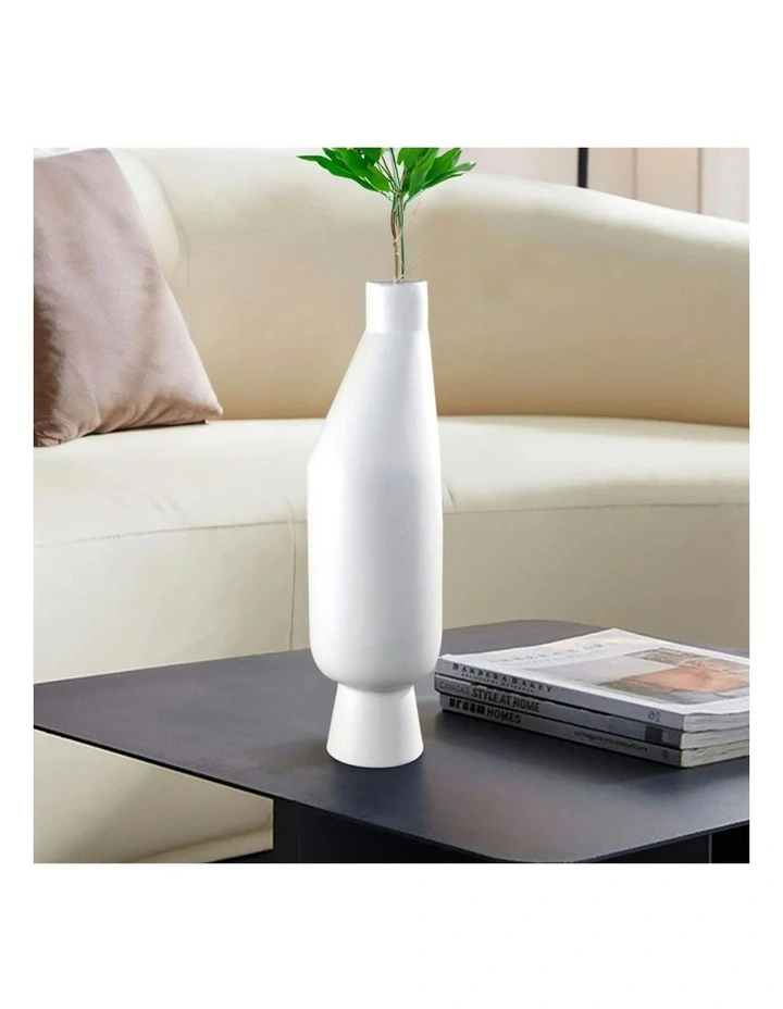 Ornament Minimalist Vases 2X 14x52cm in White image 4
