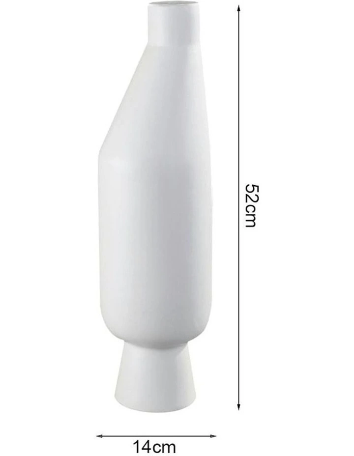 Ornament Minimalist Vases 2X 14x52cm in White image 5