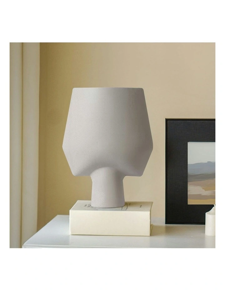 Ornament Bodhi House Ceramic Handcrafted Vase 33x43cm 2x in Grey image 3