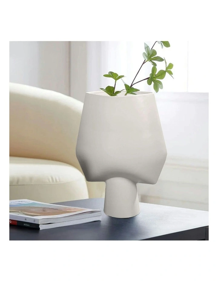 Ornament Bodhi House Ceramic Handcrafted Vase 33x43cm 2x in Grey image 7