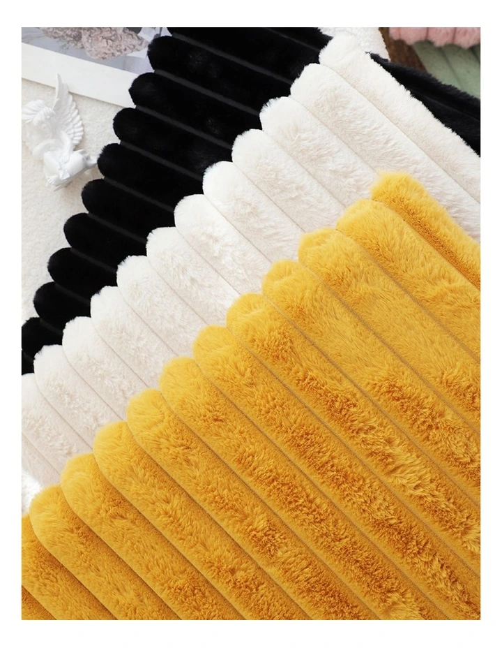 Corduroy Square Cushion in Golden image 7