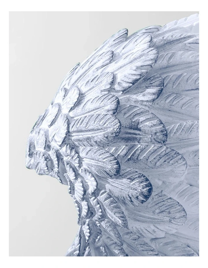 Modern Winged Figure Sculpture in White image 7