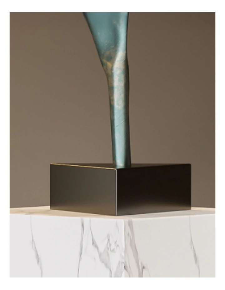 Modern Abstract Dancer Sculpture in Grey image 7