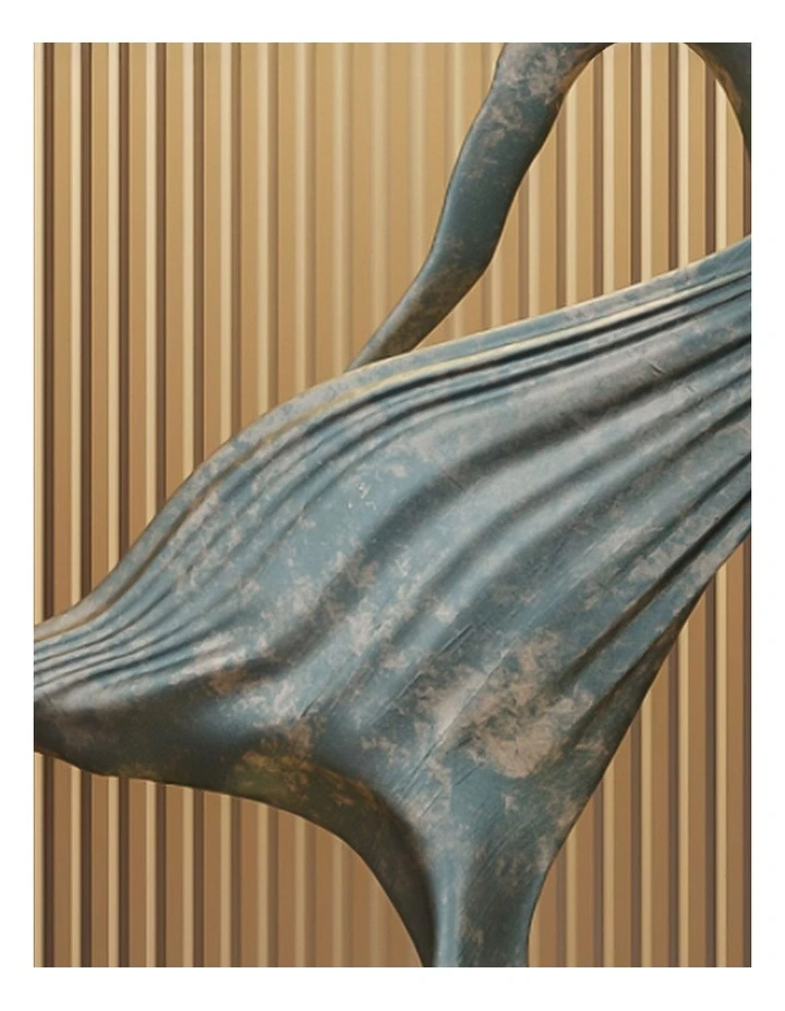 Modern Abstract Dancer Sculpture in Black image 4