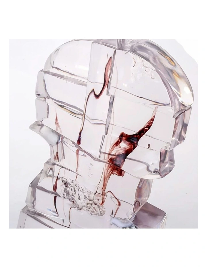 Crystal Violin Fiberglass Sculpture in Clear image 7
