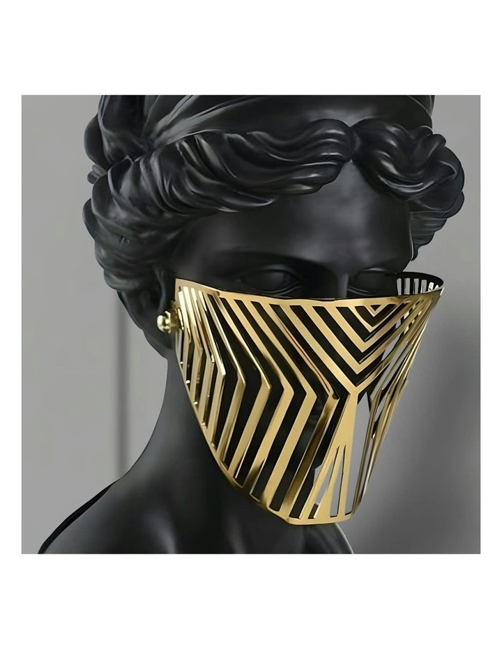 Classical Bust Sculpture 40cm in Black image 7