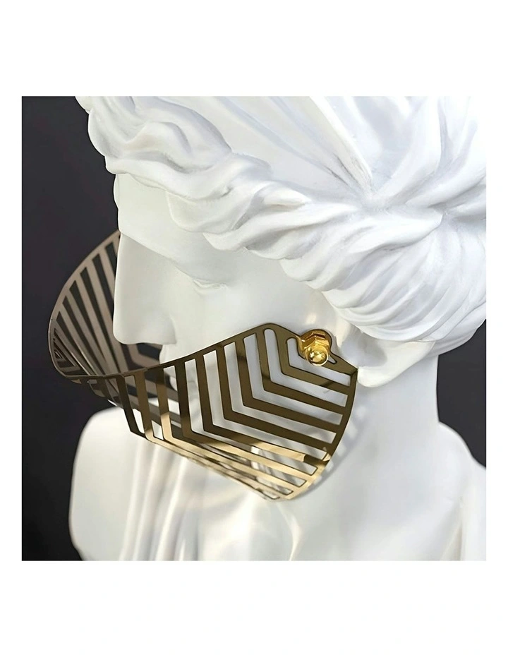 Classical Bust Sculpture 45cm in White image 7