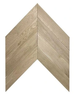 Chevron Parquet Timber Flooring Floorboards in Beige