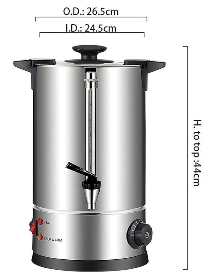 Stainless Steel Electric Water Boiler 12L in Silver image 5