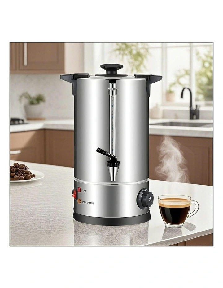 Stainless Steel Electric Water Boiler 15L in Silver image 2