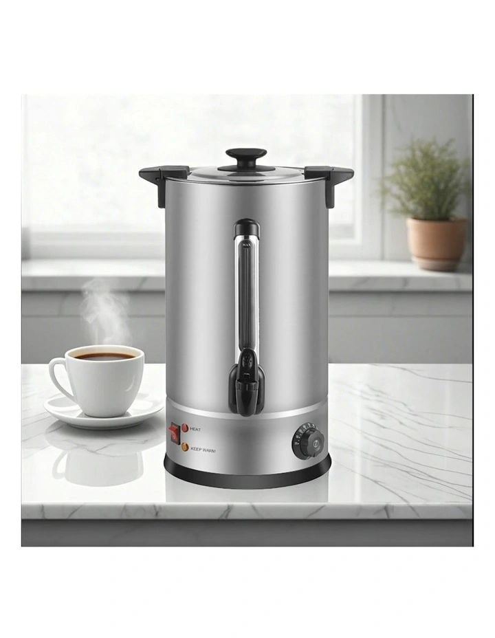 Single Wall Stainless Steel Electric Water Boiler 2800W in Silver image 2