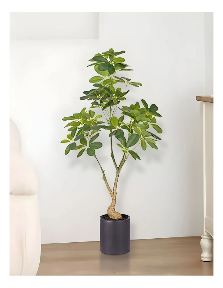 Artificial Schefflera Tree 80cm in Green image 2