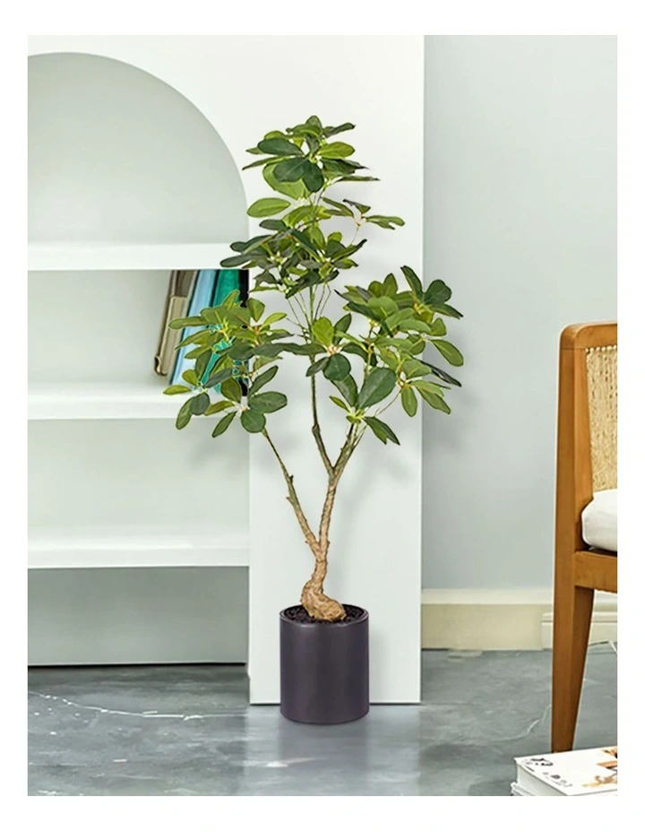 Artificial Schefflera Tree 80cm in Green image 3