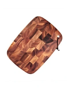 Acacia Wood Chopping Board 32x22x2.5cm in Brown
