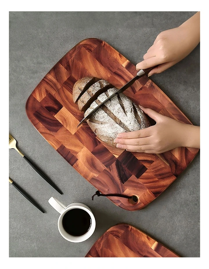 Premium Acacia Cutting Board 40x28cm in Brown image 3